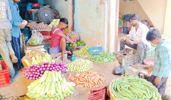 बारिश का असर सब्जियों के बाजार पर, अधिकांश हरी सब्जियां ₹50 से ऊपर