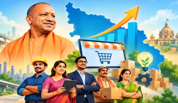 यूपी के कारोबारियों की जेम पर बढ़ी हिस्सेदारी, एक साल में जुड़ीं 1.01 लाख नई फर्में