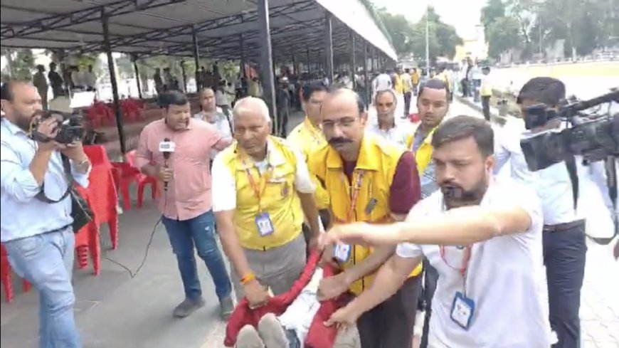 लखनऊ में पुलिस लाइन में हुआ युद्ध जैसी स्थिति से निपटने का अभ्यास, सिविल डिफेंस की टीम ने किया रेस्क्यू ऑपरेशन