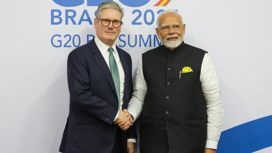 भारत-यूके फ्री ट्रेड समझौता संपन्न, पीएम मोदी ने बताया ‘ऐतिहासिक साझेदारी’