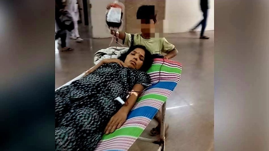 मां के खून की बोतल टांगे चलता रहा मासूम, अखिलेश यादव ने ब्रजेश पाठक को सुना डाला
