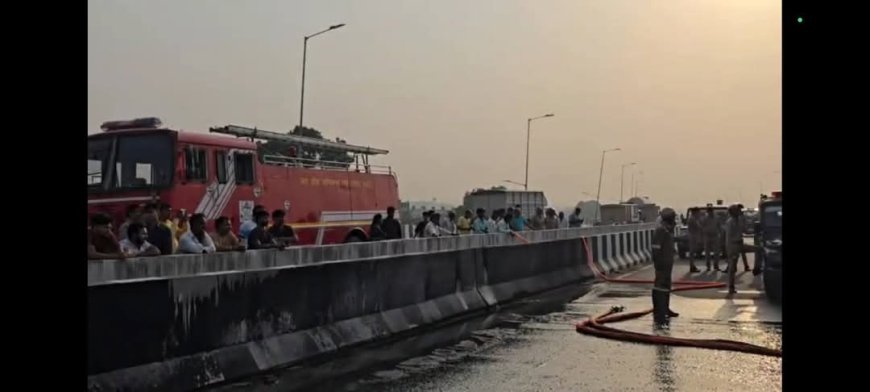 चलती बस में लगी आग ने ली कई जान: लखनऊ हादसे ने झकझोर दिया पूरा प्रदेश