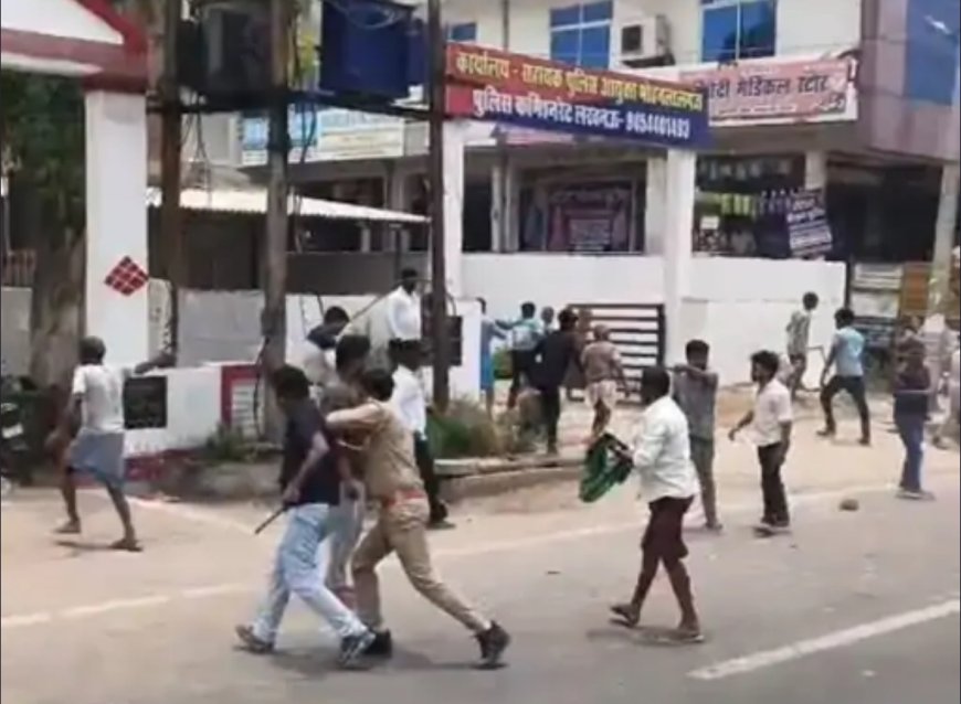 एसीपी ऑफिस बना अखाड़ा: लखनऊ में जमीन विवाद को लेकर लात-घूंसे, सिपाही करता रहा बीच-बचाव